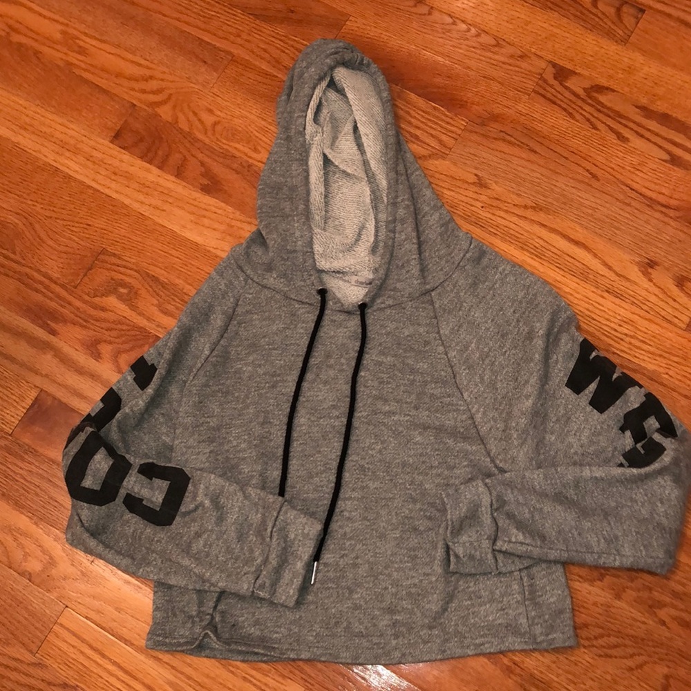 Charlotte Ruse cropped hoodie
